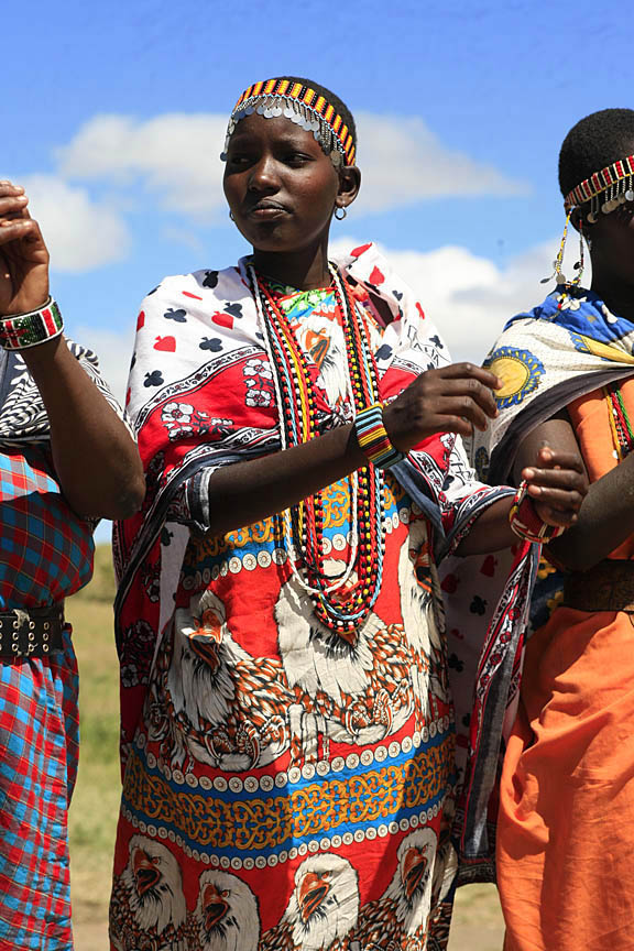 Maasai community member in Kenya